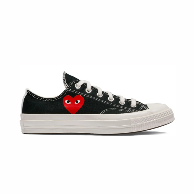 CDG Black Low Small Heart