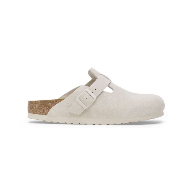 Birkenstock Boston Antique/White